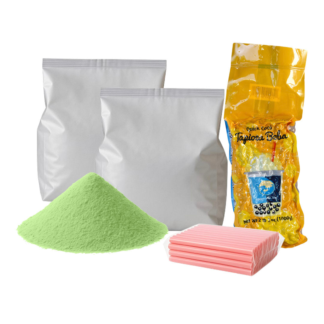 At Home Honeydew Boba Kit