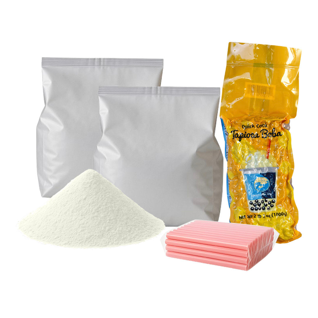 At Home Lychee Boba Kit