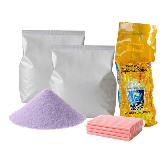 At Home Taro Boba Kit