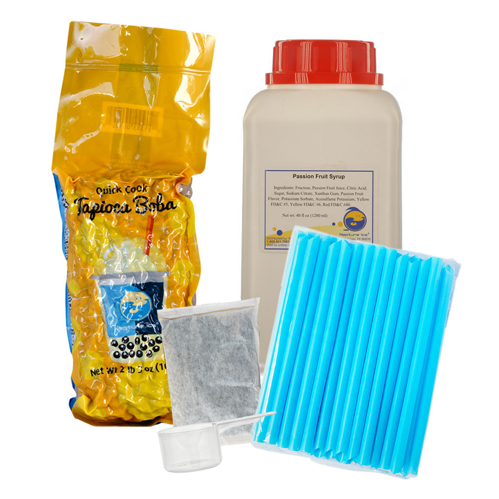 At Home Sweet Passion Fruit Black Tea Boba Kit