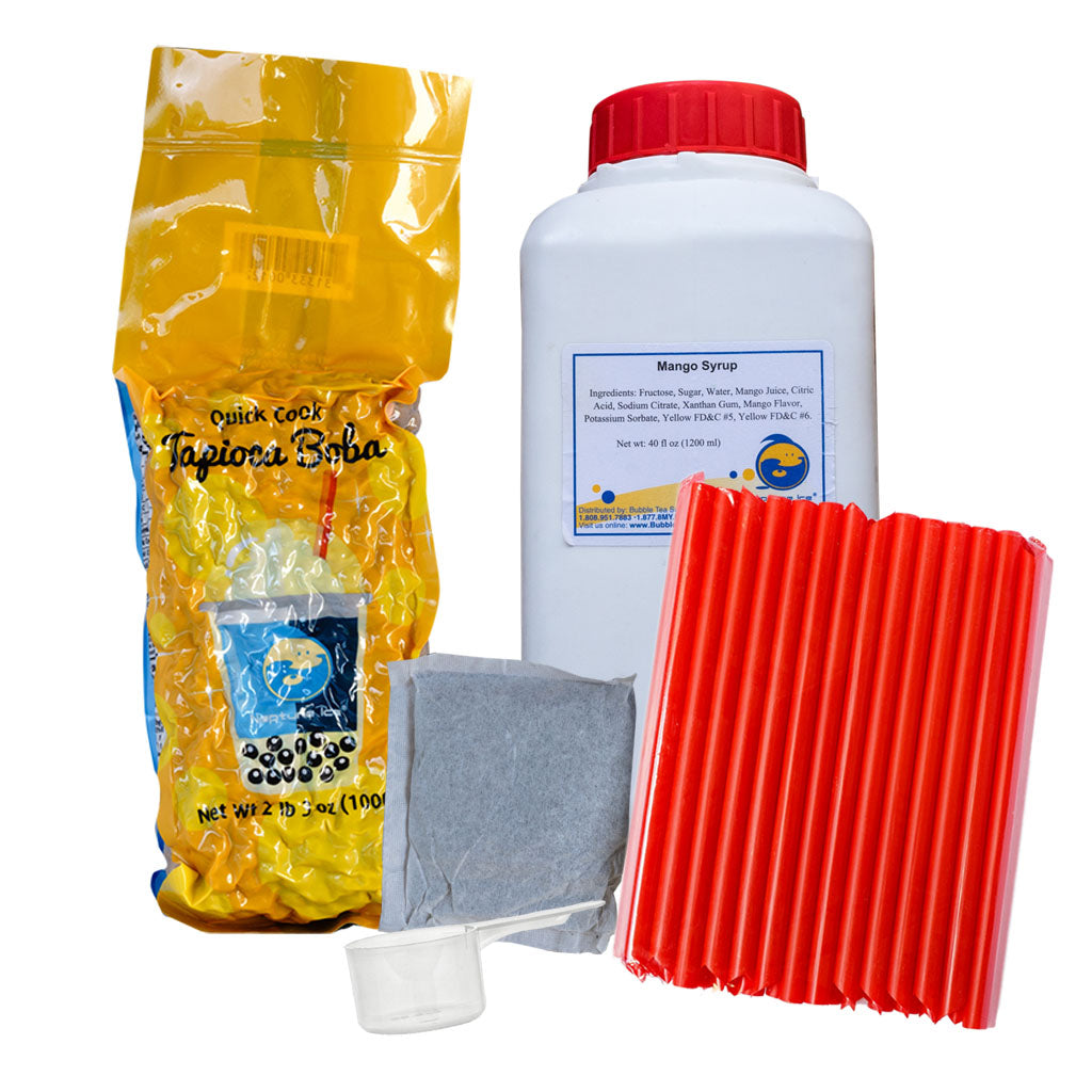 At Home Sweet Mango Jasmine Tea Boba Kit