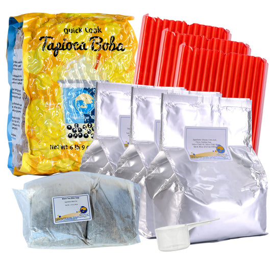 Black Aromatic Milk Tea Party Boba Kit