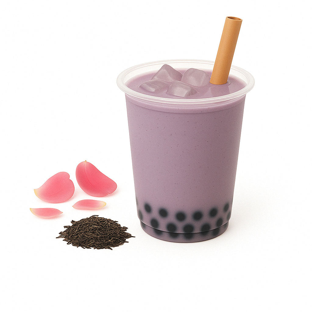 Rose Milk Tea Bubble Tea