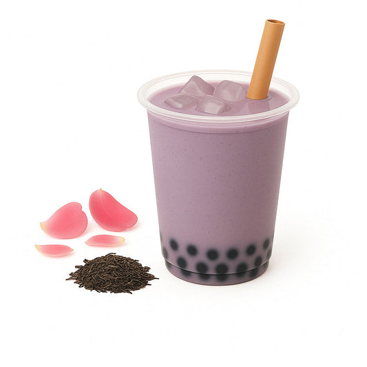 Rose Milk Tea Bubble Tea